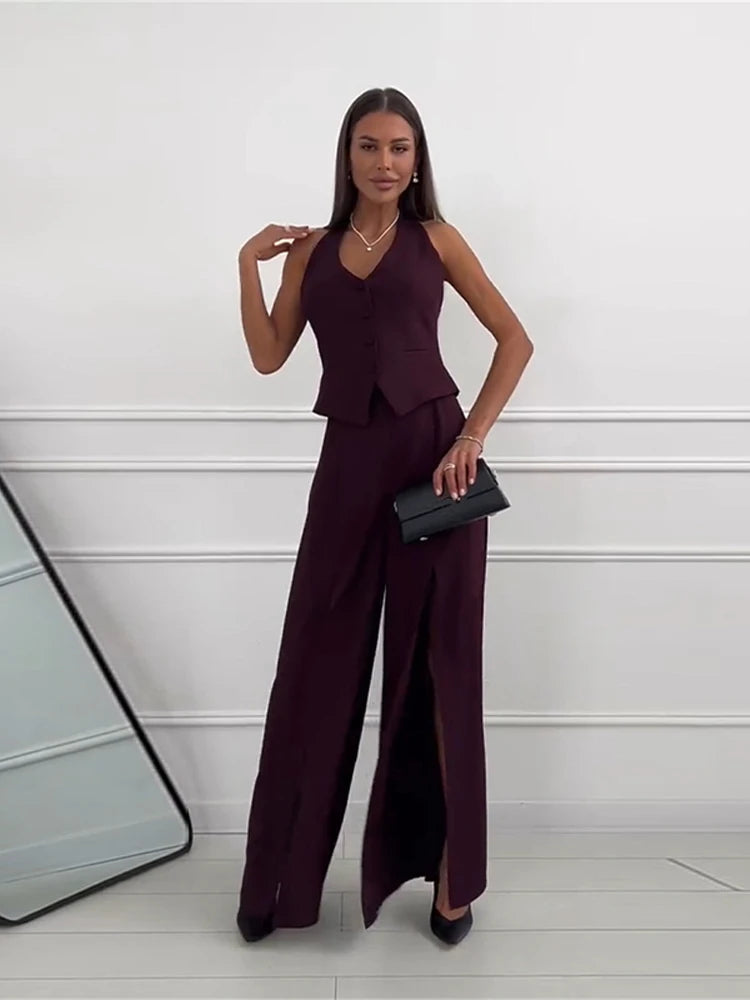 Abito Elegante da Sera con Gilet Integrato