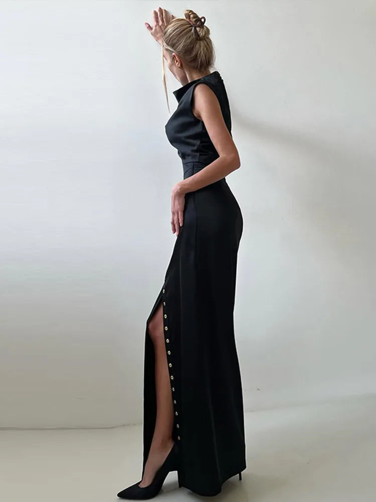 Abito eleganza minimalista cromatico