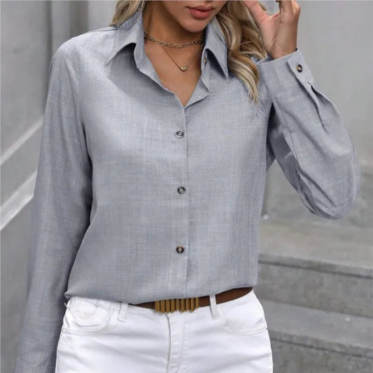 Camicia casual a maniche lunghe