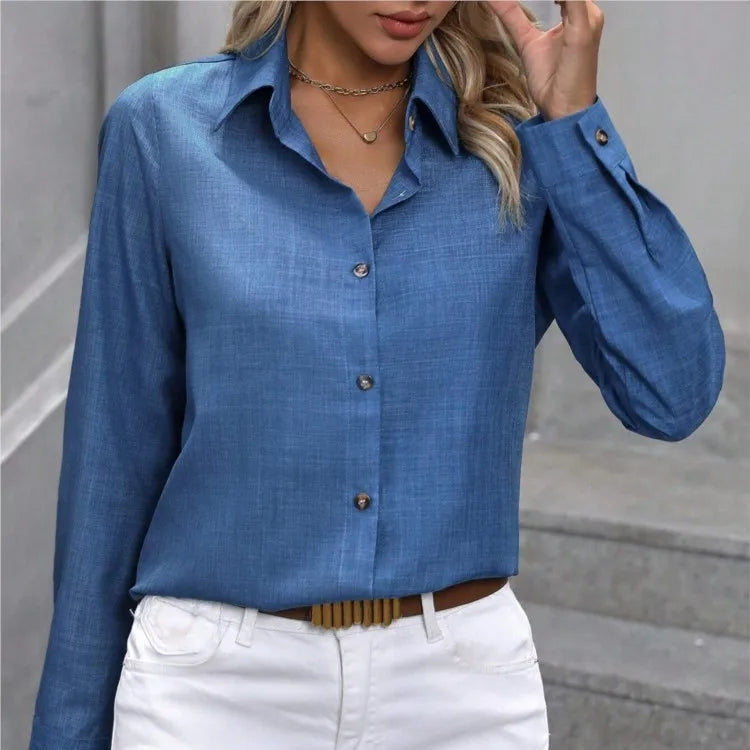 Camicia casual a maniche lunghe