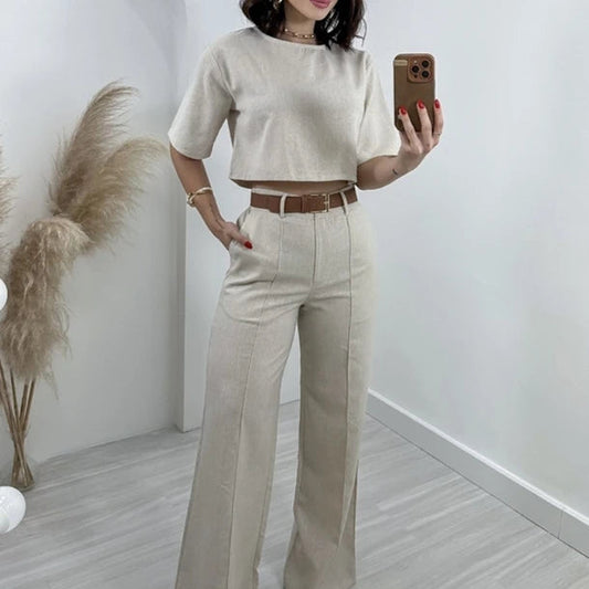 Set di pantaloni da donna eleganti casual