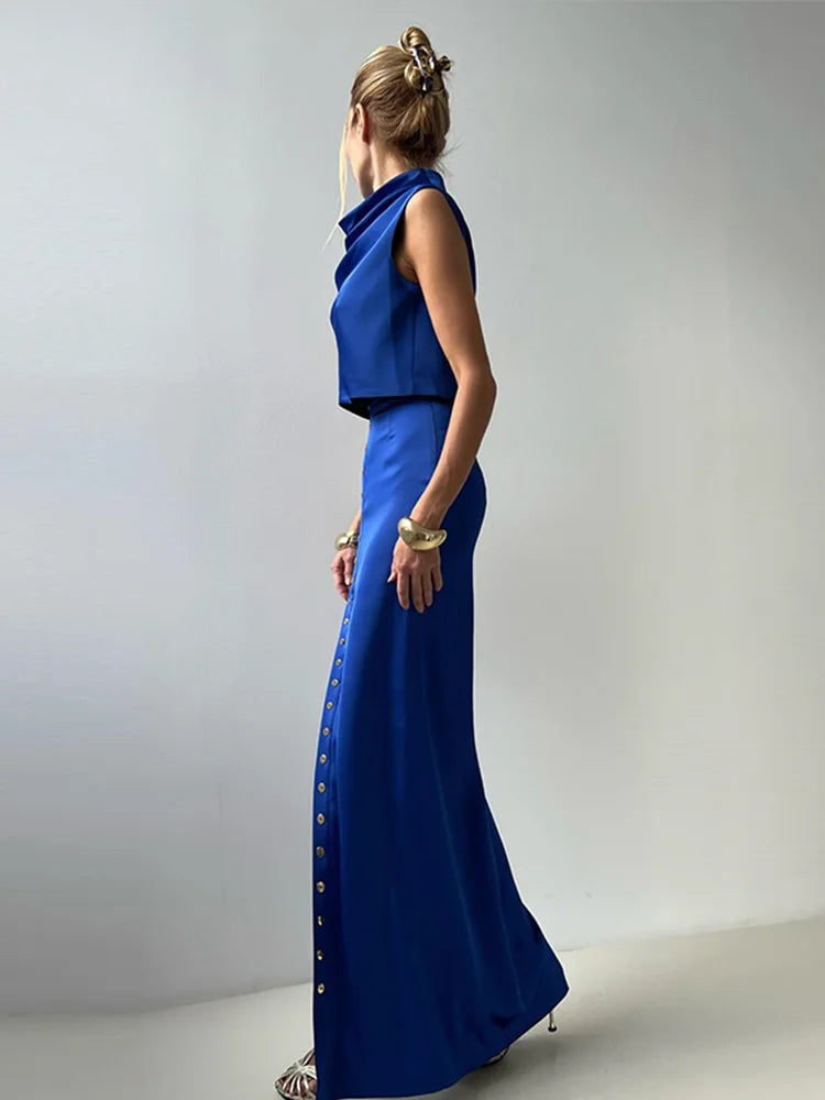 Abito eleganza minimalista cromatico