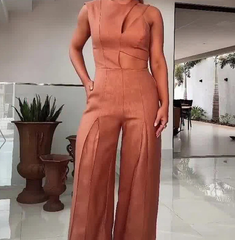 Tuta Elegante in Tessuto Premium
