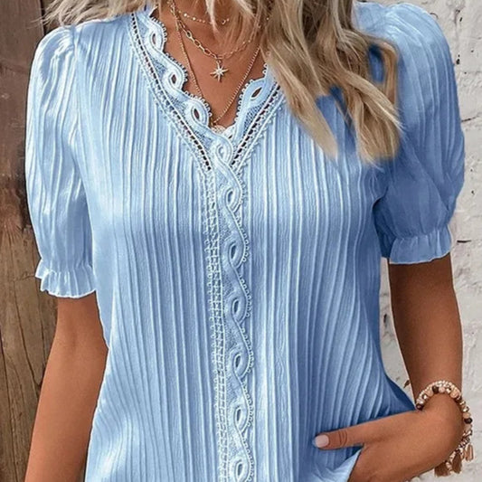 Camicia casual a maniche corte