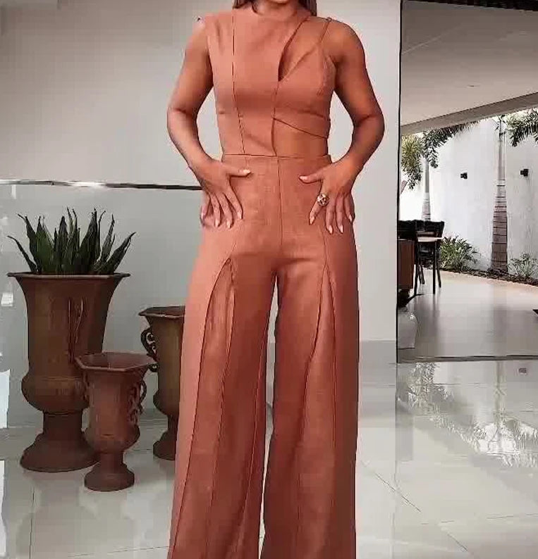 Tuta Elegante in Tessuto Premium
