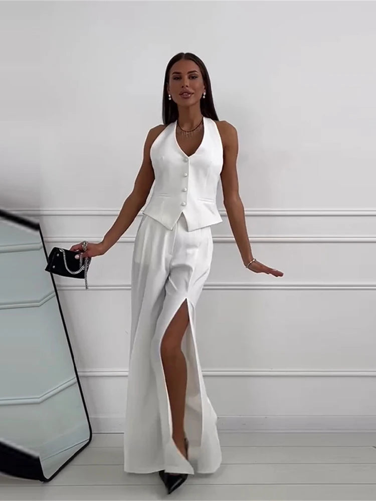 Abito Elegante da Sera con Gilet Integrato