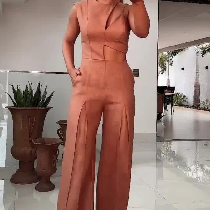 Tuta Elegante in Tessuto Premium