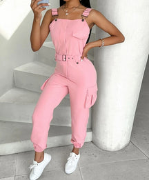 Tuta Casual da Donna con Tasche