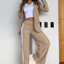 Set Donna Sportivo Casual – Blazer e Pantalone Flare