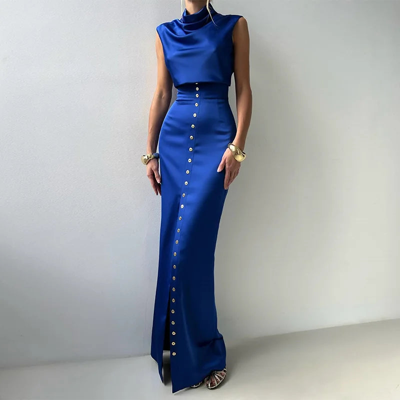 Abito eleganza minimalista cromatico