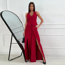 Abito Elegante da Sera con Gilet Integrato